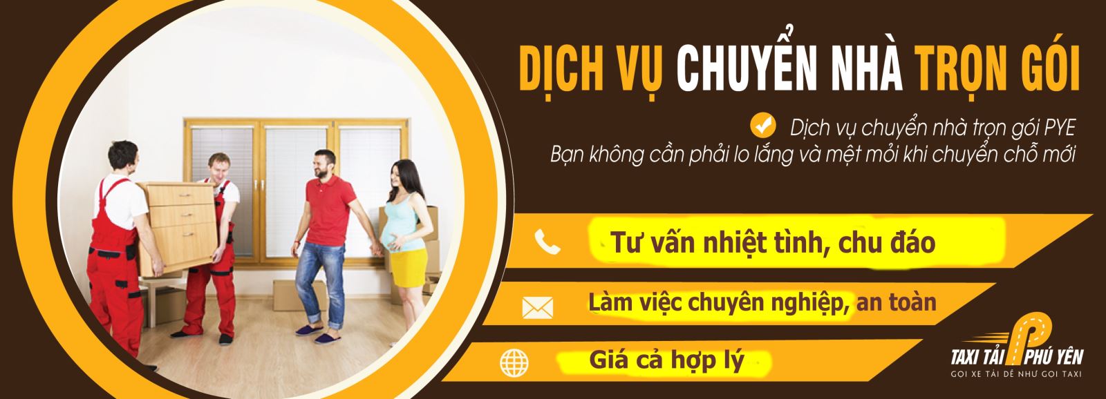 dịch vụ chuyển nhà ở Phú Yên